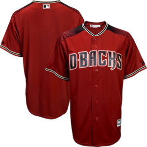 Arizona Diamondbacks Majestic Official Cool Base Jersey - Red/Black