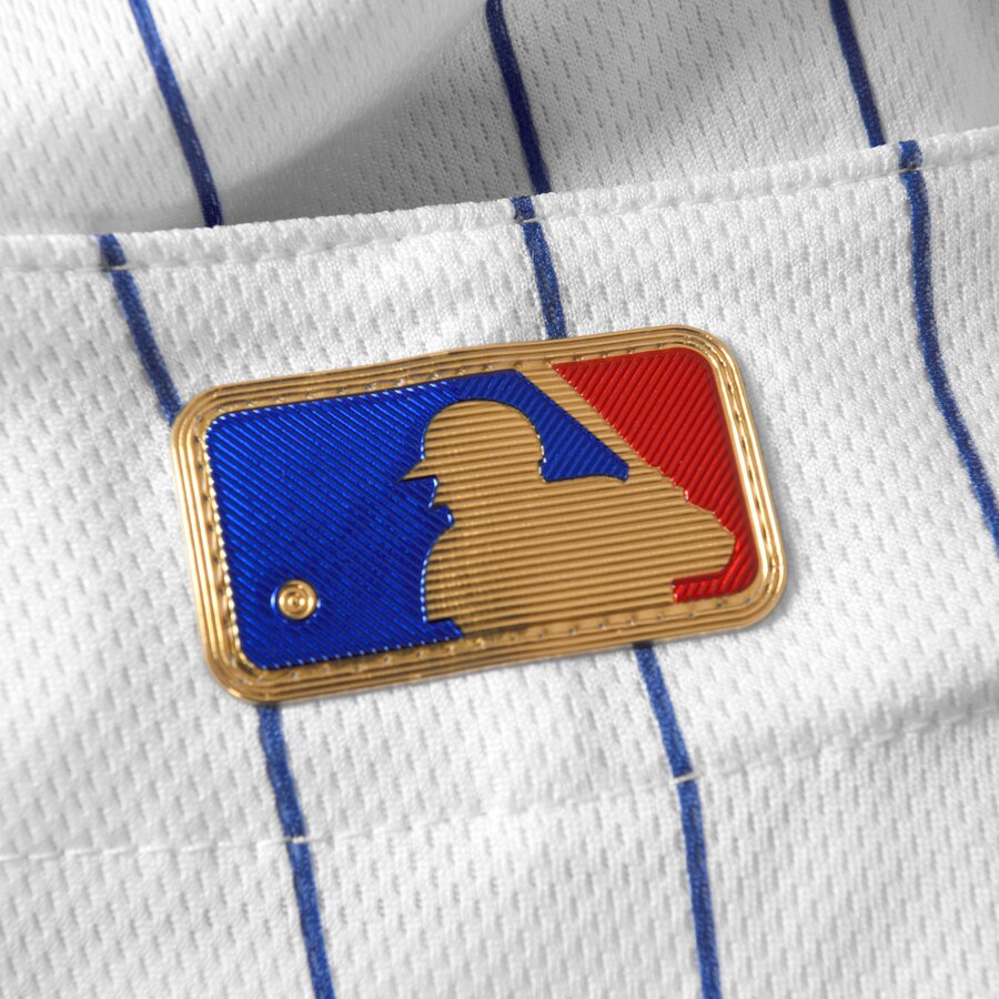 Men's Chicago Cubs Javier Baez Majestic White 2017 Gold Program Flex Base Player Jersey