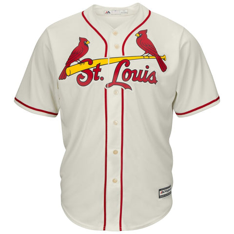 Image of Men's St. Louis Cardinals Majestic Alternate Cool Base Team Jersey