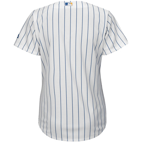 Image of Women's Milwaukee Brewers Majestic White Home Cool Base Jersey