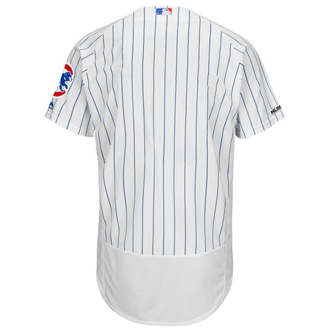 Image of Men's Chicago Cubs Majestic Home White Royal Flex Base Authentic Collection Team Jersey