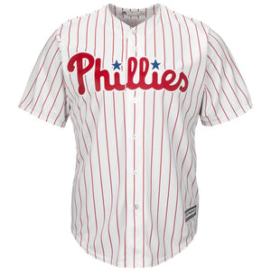 Men's Philadelphia Phillies Rhys Hoskins Majestic Official Cool Base Player Jersey