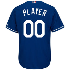 Men's Los Angeles Dodgers Majestic Royal Cool Base Custom Jersey