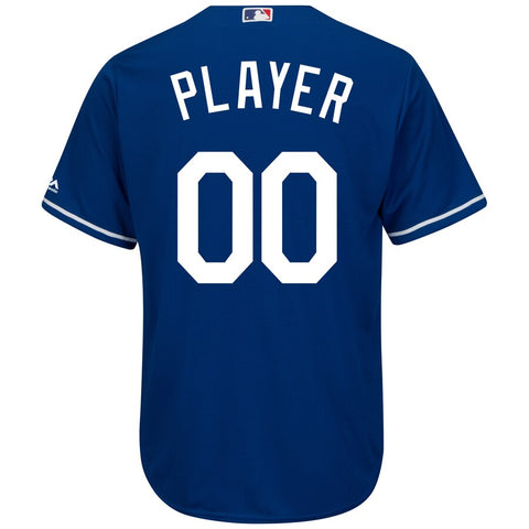 Image of Men's Los Angeles Dodgers Majestic Royal Cool Base Custom Jersey