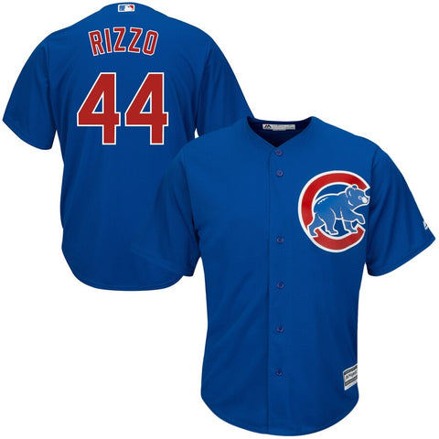 Image of Men's Chicago Cubs Anthony Rizzo Majestic Royal Alternate Cool Base Player Jersey