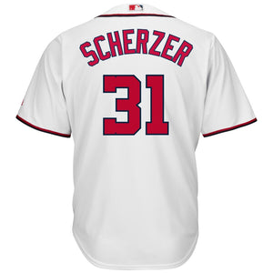 Men's Washington Nationals Max Scherzer Majestic Cool Base Player Jersey