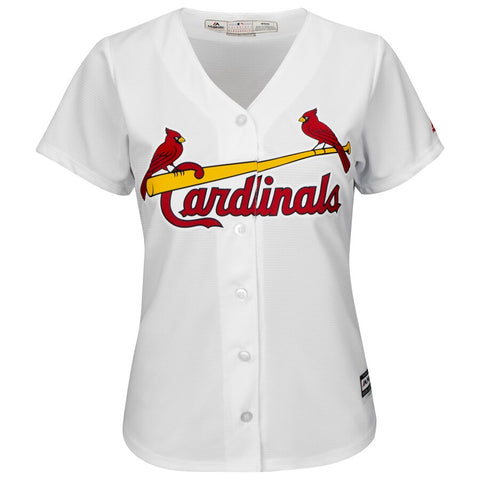 Image of Women's St. Louis Cardinals Yadier Molina Majestic Alternate Cool Base Player Jersey