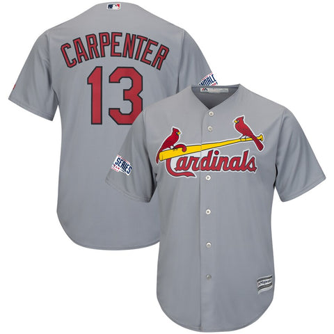 Image of Men's St. Louis Cardinals Matt Carpenter Majestic Cool Base Player Jersey