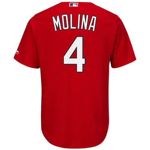 Image of Men's St. Louis Cardinals Yadier Molina Majestic Alternate Cool Base Player Jersey