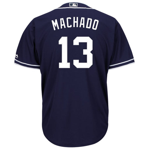 Image of Men's San Diego Padres Manny Machado Majestic Official Cool Base Player Jersey