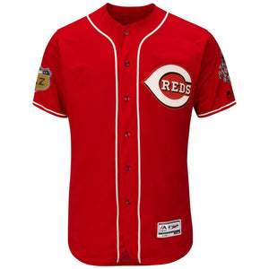 Men's Cincinnati Reds Majestic Scarlet 2017 Spring Training Flex Base Team Jersey