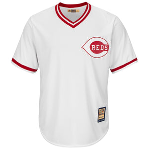 Men's Cincinnati Reds Majestic White Home Cooperstown Cool Base Team Jersey