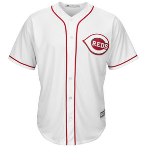 Men's Cincinnati Reds Majestic White Cool Base Custom Jersey