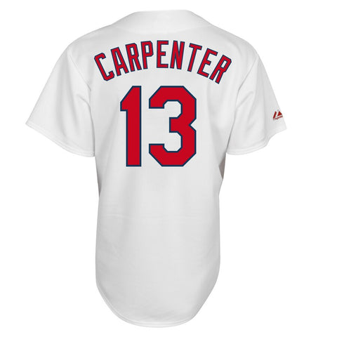 Image of Men's St. Louis Cardinals Matt Carpenter Majestic Cool Base Player Jersey