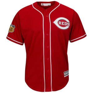 Men's Cincinnati Reds Majestic Scarlet 2017 Spring Training Cool Base Team Jersey