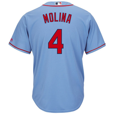 Image of Men's St. Louis Cardinals Yadier Molina Majestic Alternate Cool Base Player Jersey