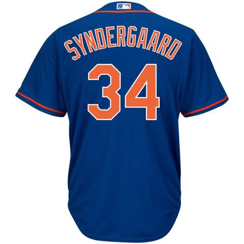 Image of Men's New York Mets Noah Syndergaard Majestic Cool Base Player Jersey