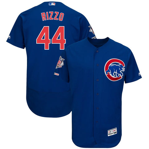 Image of Men's Chicago Cubs Anthony Rizzo Majestic Royal Alternate Flex Base Collection Player Jersey