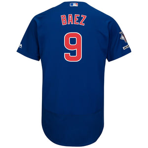 Men's Chicago Cubs Javier Baez Majestic Royal Alternate Flex Base Collection Player Jersey