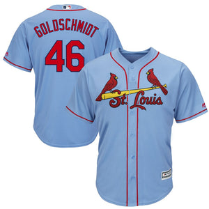 Men's St. Louis Cardinals Paul Goldschmidt Majestic Alternate Official Cool Base Player Jersey