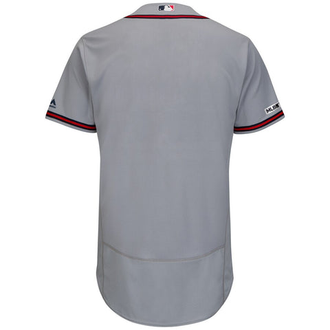 Image of Atlanta Braves Majestic Gray 2019 Alternate Flex Base Team Jersey