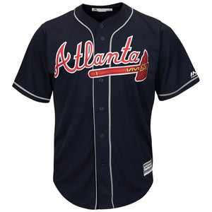 Men's Atlanta Braves Ronald Acuña Jr. Majestic 2019 Official Cool Base Player Jersey