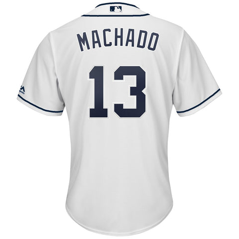 Image of Men's San Diego Padres Manny Machado Majestic Official Cool Base Player Jersey