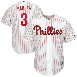 Men's Philadelphia Phillies Bryce Harper Majestic Official Cool Base Player Jersey