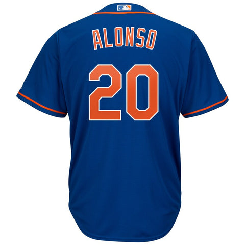 Image of Pete Alonso New York Mets Majestic Alternate Official Cool Base Player Jersey