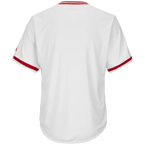 Men's Cincinnati Reds Majestic White Home Cooperstown Cool Base Team Jersey