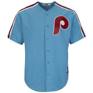 Men's Philadelphia Phillies Bryce Harper Majestic Light Blue Cool Base Cooperstown Player Jersey