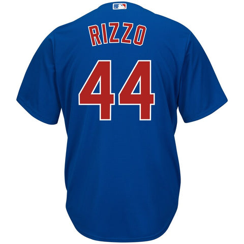 Image of Men's Chicago Cubs Anthony Rizzo Majestic Royal Alternate Cool Base Player Jersey