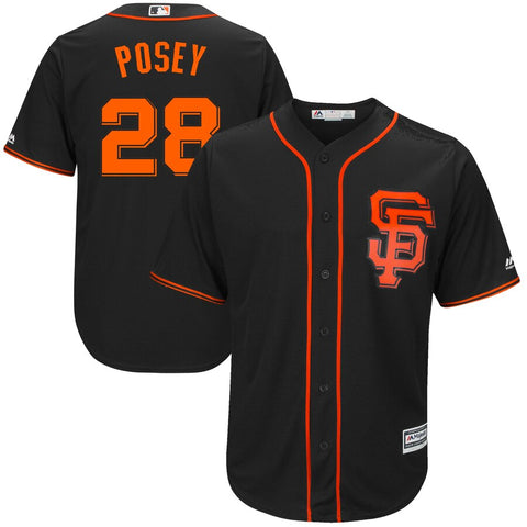 Image of Men's San Francisco Giants Buster Posey Majestic Alternate Cool Base Player Jersey