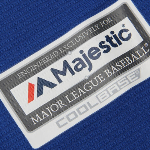 Image of Men's Chicago Cubs Majestic Royal Alternate Cool Base Custom Player Jersey