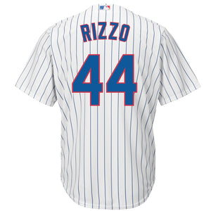 Men's Chicago Cubs Anthony Rizzo Majestic White Home Cool Base Player Jersey