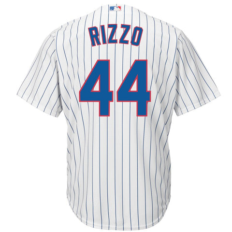 Image of Men's Chicago Cubs Anthony Rizzo Majestic White Home Cool Base Player Jersey