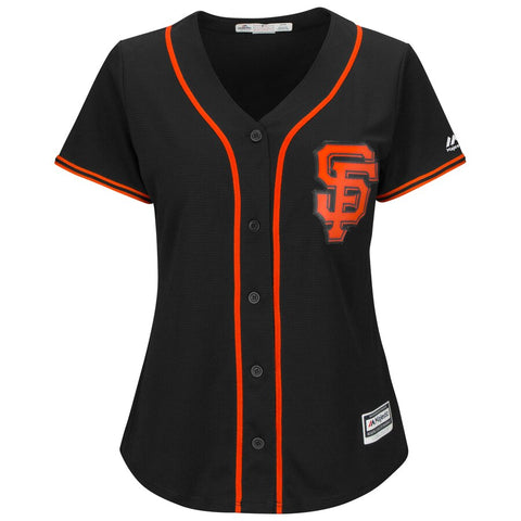 Image of Women's San Francisco Giants Majestic Alternate 2017 Cool Base Team Jersey