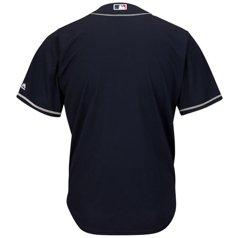 Image of Atlanta Braves Majestic Navy 2019 Alternate Official Cool Base Team Jersey