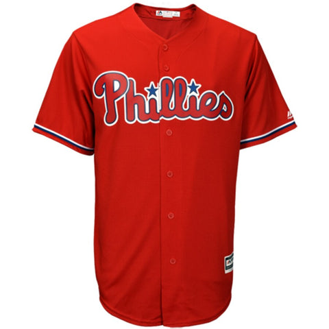 Image of Men's Philadelphia Phillies Scott Kingery Majestic Official Cool Base Player Jersey