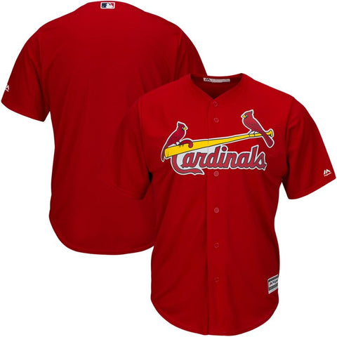 Image of Men's St. Louis Cardinals Majestic Alternate Cool Base Team Jersey