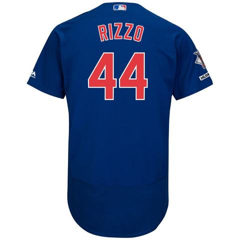 Image of Men's Chicago Cubs Anthony Rizzo Majestic Royal Alternate Flex Base Collection Player Jersey