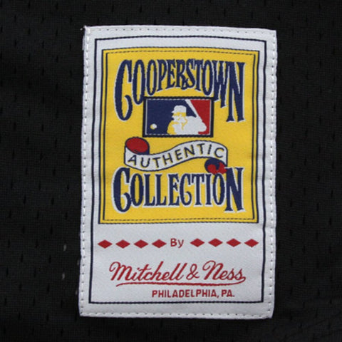 Image of Mitchell & Ness Pittsburgh Pirates Kent Tekulve 1982 Cooperstown Collection Authentic Practice Jersey - Black