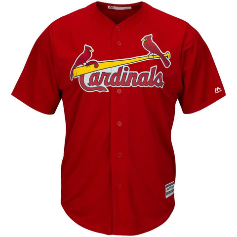 Image of Men's St. Louis Cardinals Majestic Alternate Cool Base Team Jersey