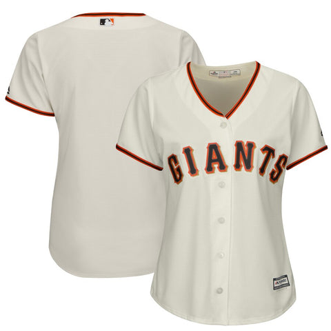 Image of Women's San Francisco Giants Majestic Alternate 2017 Cool Base Team Jersey