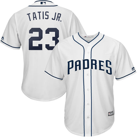 Men's Fernando Tatis Jr. White San Diego Padres Big & Tall Replica Player  Jersey