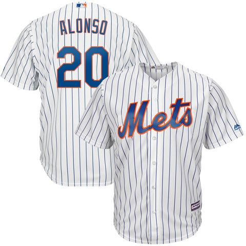 Image of Pete Alonso New York Mets Majestic Alternate Official Cool Base Player Jersey