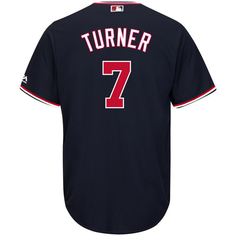 Image of Men's Washington Nationals Trea Turner Majestic Alternate Official Cool Base Player Jersey