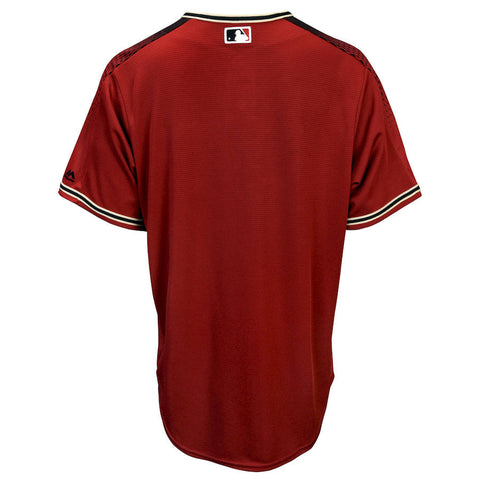 Image of Arizona Diamondbacks Majestic Official Cool Base Jersey - Red/Black