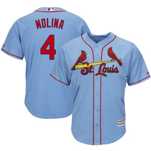 Men's St. Louis Cardinals Yadier Molina Majestic Alternate Cool Base Player Jersey