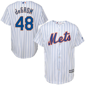 Youth New York Mets Jacob deGrom Majestic Cool Base Player Jersey